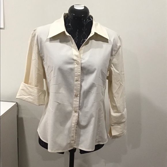 Cream Lanalee button down blouse - Picture 5 of 6